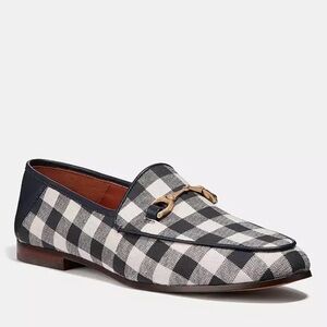 Coach Haley Loafer with Gingham Print